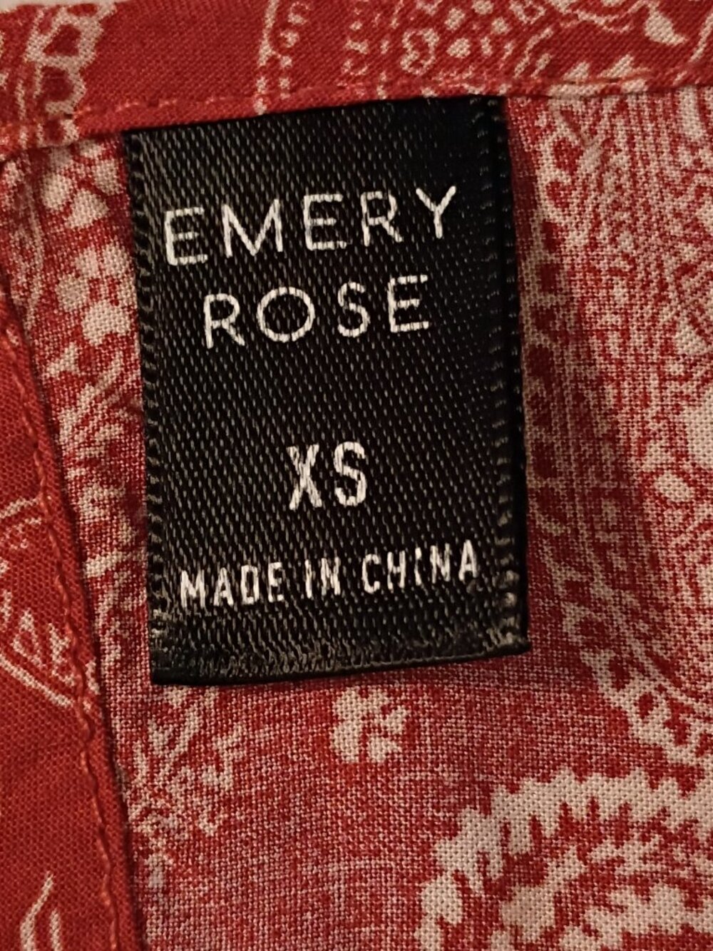 Emery Rose Cropped Shirt